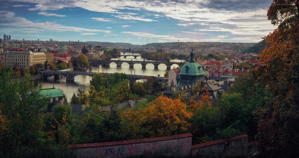 Mosty Praga Republika Czeska — Zdjęcie stockowe