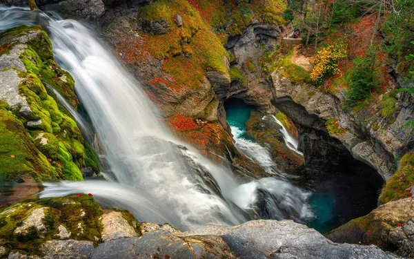Водоспад Ордезі Національному Парку Монте Пердідо — стокове фото