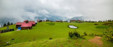 Badara Plateau in Rize, Turkey. This plateau located in Camlihemsin district of Rize province. Kackar Mountains region.