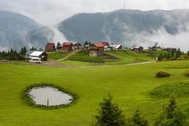 Badara Plateau in Rize, Turkey. This plateau located in Camlihemsin district of Rize province. Kackar Mountains region.