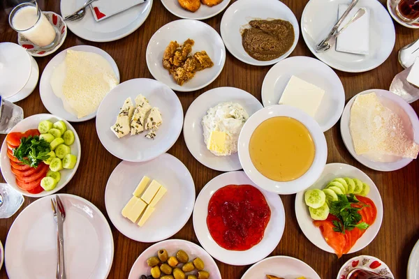 Van Breakfast Tradicional Desayuno Especial Van City Turquía Presentación Desayuno —  Fotos de Stock