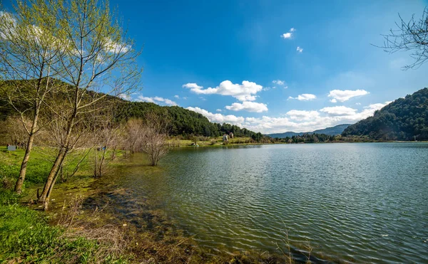 Lago Cubuk Distrito Goynuk Bolu Turquía Hermosa Vista Lago Con — Foto de Stock