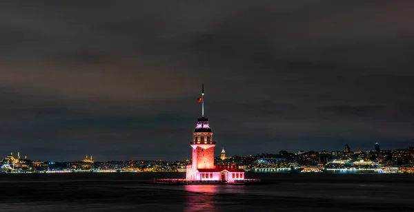 Torre Della Fanciulla Istanbul Turchia Kiz Kulesi Torre Delle Fanciulle — Foto Stock