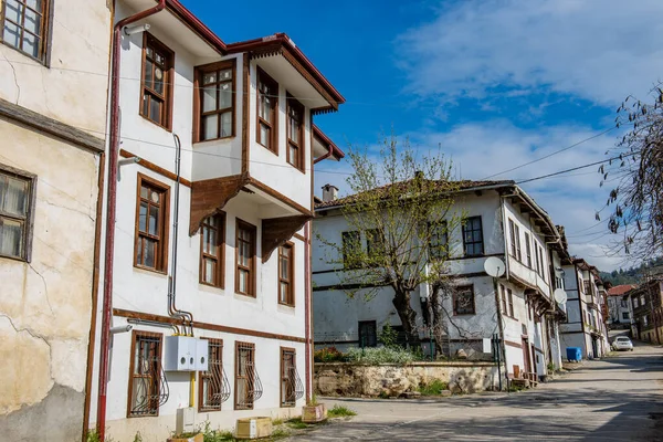 Tarakli Sakarya Türkiye Tarakli Bölgesi Nde Geleneksel Eski Evler Güzel — Stok fotoğraf