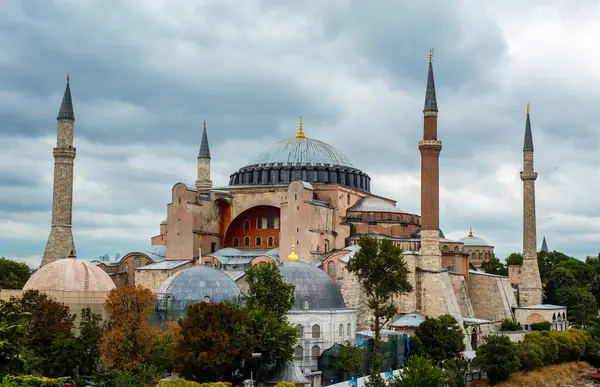 Hagia Sophia Ayasofya Hagia Sophia Знаменита Історична Будівля Стамбула Туреччина — стокове фото