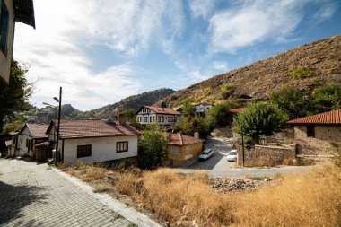 Ankara Beypazari İlçesi, Türkiye. Beypazari Kasabasındaki Geleneksel Evler.