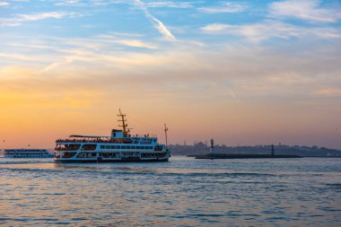 İstanbul, Türkiye. Güzel İstanbul boğaz manzarası.