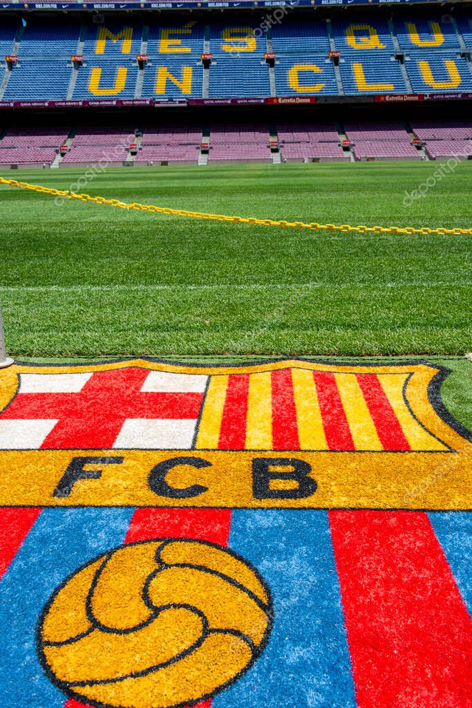 Barcelona, Spain - May 28, 2016: Camp Nou. View of the Camp Nou. The stadium of Football Club Barcelona team.