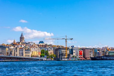 İstanbul, Türkiye - 28 Haziran 2025: İstanbul, Türkiye. Güzel İstanbul boğaz manzarası.