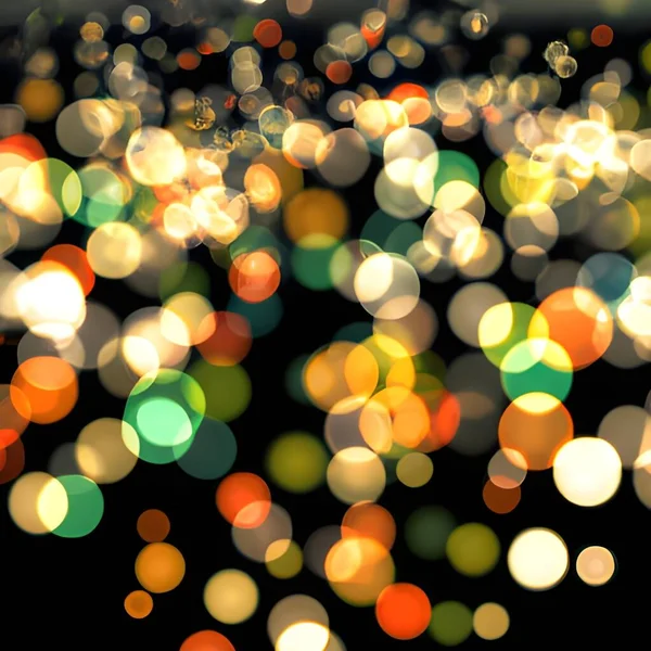 Abstract background with bokeh defocused lights. Vector illustration.