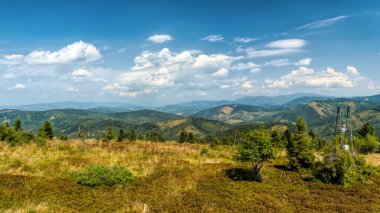 Polonya, Wielka Racza 'dan Beskid Zywiecki Dağları' na panoramik manzara