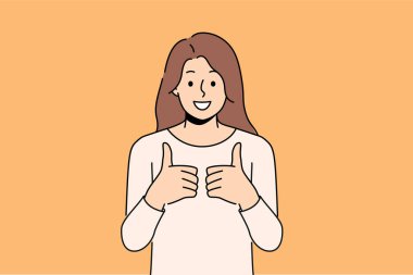 Gülümseyen bir kadın önerdiğin hareket tarzını onaylıyor. Gülümseyen genç kız reklam ürünlerini onaylıyor ya da özel öğretmenlik hizmetlerine yüksek not veriyor