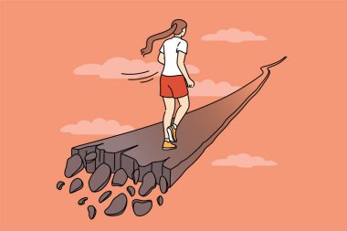 Kadın sorunların üstesinden gelmek ve krizden kaçmak için dağılan yolda koşuyor. Kişisel ya da kariyer krizinden kurtulmak için yardıma ihtiyacı olan bir kıza kendini saklaman için son şansın.