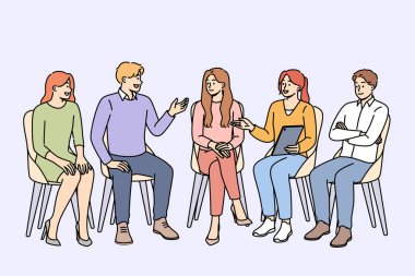 İsimsiz alkolikler kulübünde grup psikoterapisi bira ve votkayı bırakmanın sonuçlarını tartışıyor. Grup psikoterapi seansı sırasında insanlar yarım daire şeklinde sıralanmış sandalyelerde otururlar.