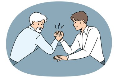 Farklı yaşlardaki ofis çalışanlarının en güçlü menajeri ortaya çıkarmak için bilek güreşi yaptıkları bir yarışma. Şirketin yaşlı ve genç çalışanları arasındaki anlaşmazlığı ve gençlere karşı deneyim rekabetini kavra