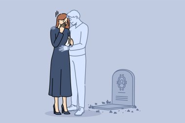 Kocasının hayaleti dul kadını destekliyor. Damat mezarı başında ağlıyor ve yalnızlık çekiyor. Dul kız mezarlıkta umutsuzluk içinde duruyor ve sevdiklerinin yardımına ihtiyacı var.