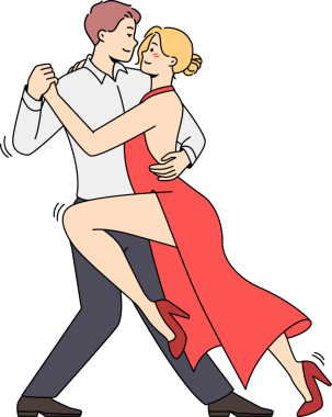 tango dans kadın ve erkek