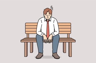 Parktaki bankta oturan bunalımlı iş adamı maddi sorunlar yüzünden üzgün. Depresyondaki adamın stres ya da ilgisizlikten kaçınmak için psikoterapiye ihtiyacı vardır. Bu da kişiliğini yok eder.