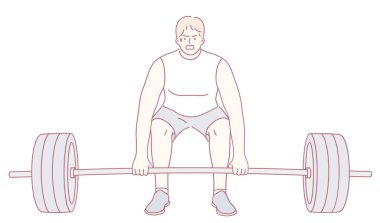 Verimli ve güvenli ağırlık kaldırma eğitimi için hayati önem taşıyan uygun kaldırma formunu gösteren bilgilendirici bir çizim.