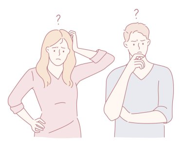 Bir çift, sonraki adımlarının ne olması gerektiğini düşünürken şaşkınlıklarını ve belirsizliklerini dile getiriyor.