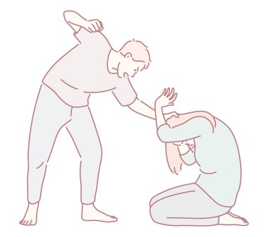 Bu görsel tasvir, bugün aile içi şiddet sorunlarının ele alınması ve ele alınmasının kritik önemini vurguluyor.