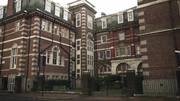Londyn Wielka Brytania 2022 Nagranie Beautiful Chelsea College Art Design — Wideo stockowe