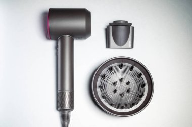 London, UK - 2023.02.13: Detailed close up shots of Dyson Supersonic Hair Dryer