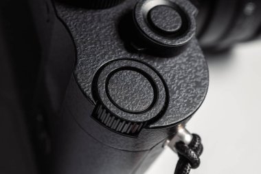 London, UK - 2023.02.13: Detailed close up photo of Leica Q2 wrapped in protective skin decal