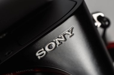 London, UK - 2023.02.13: Detailed close up shot of rare Sony RX1 R camera