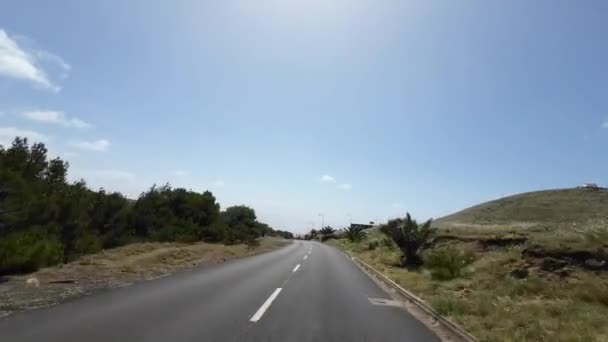 Μαδέρα Πορτογαλία 2023 Οδήγηση Μέσω Ενός Λόφου Στο Νησί Της — Αρχείο Βίντεο