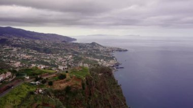 Madeira, Portekiz - 2023.04.04 - 09: Cabo Girao 'dan çarpıcı görüntüler - Cape Giro bakış açısı
