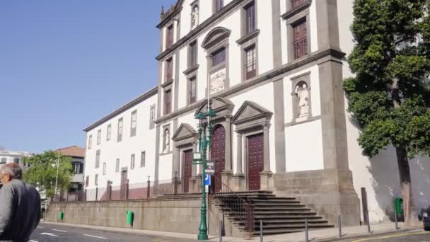 Madère Portugal 2023 Images Collège Jésuite Funchal Par Beau Temps — Video