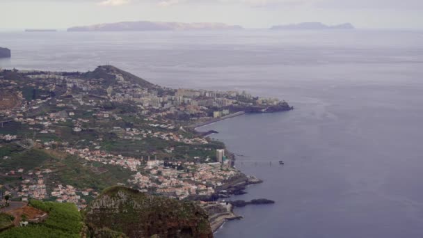 Madeira Portugal 2023 Vistas Deslumbrantes Cabo Girao Miradouro Cabo Giro — Vídeo de Stock
