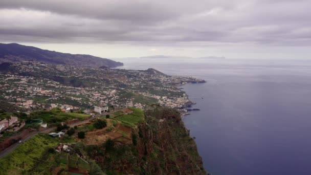Мадейра Португалія 2023 Приголомшливі Краєвиди Кабо Гіро Мису Гіро — стокове відео