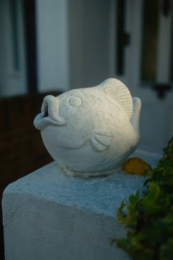 Beton Balık Çiti Dekorasyonu 