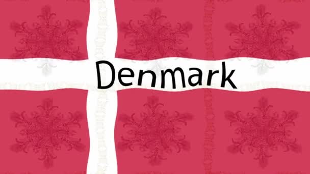 화면에 있습니다 덴마크의 — 비디오