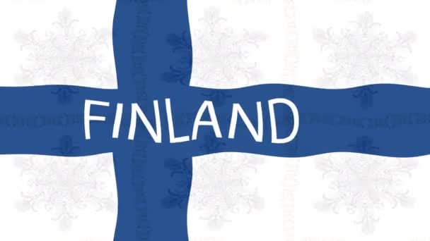 화면에 있습니다 핀란드의 — 비디오