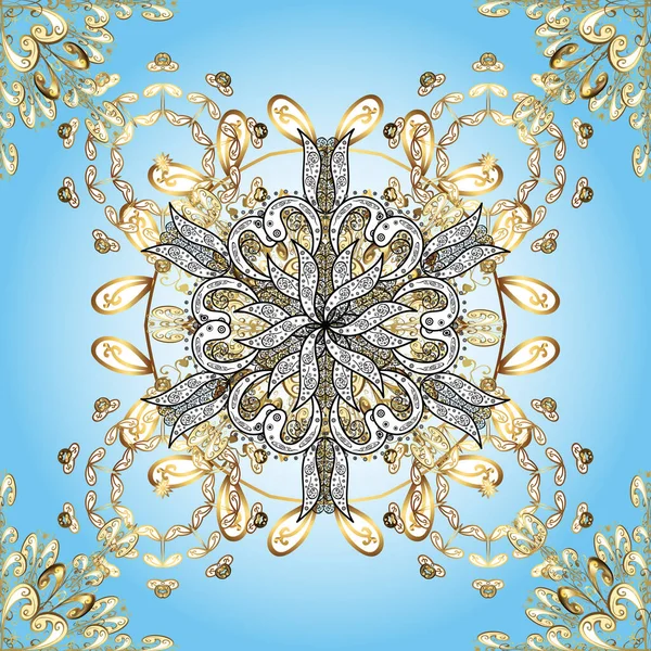 Luxe Concept Royal Victorien Décoration Vectorielle Ornée Vintage Motif Baroque — Image vectorielle
