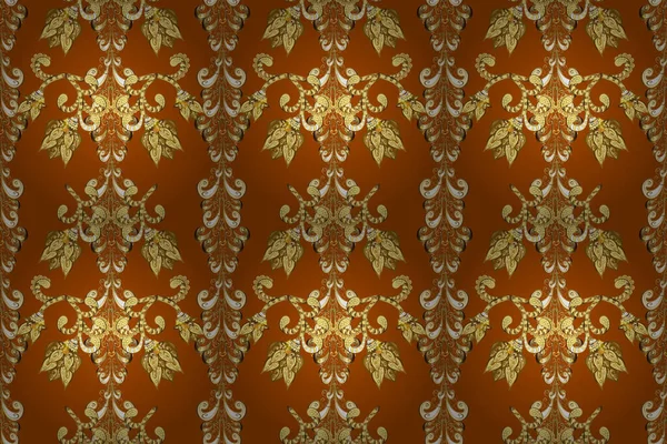 Schneeflocken Mit Verschiedenen Ornamenten Raster Illustration Retro Textilkollektion Schlichtes Nahtloses — Stockfoto