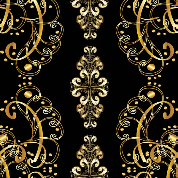 Bloemen Ornament Brokaat Textiel Patroon Glas Metaal Met Bloemen Patroon — Stockfoto