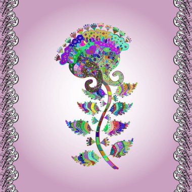 Vector Tender kumaş deseni. Çiçekli beyaz, nötr ve siyah pürüzsüz desen. Klasik taslak çizimi. Vektör çiçek izi.