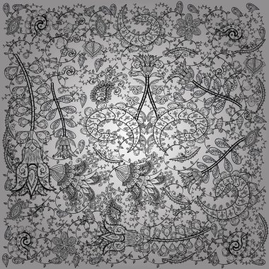 Kusursuz desen. Vektör çizimi. Organik motif arka planı. Ultraviyole kumaş deseni.