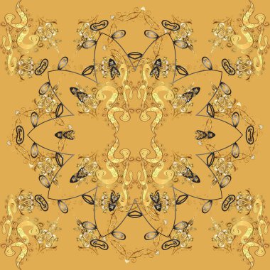 Patina. Kusursuz ahşap oyma. Gri, kahverengi, sarı ve altın elementli desenler. Klasik mobilya tarzı. Küçük bir alan derinliği. Altın kaplamalı arka plan. Lüks mobilyalar. Oyma.