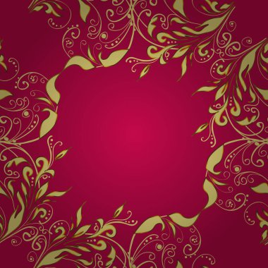 Kahverengi, kırmızı ve sarı renklerde altın elementlerle kusursuz desen. Kusursuz klasik vektör altın deseni. Klasik klasik klasik arka plan. Geleneksel oryantasyon süsü.