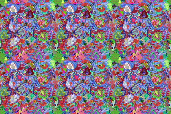 The elegant the template for fashion prints. Cute pattern in small flower. Motley illustration. Spring floral background with flowers. Seamless. Small colorful flowers.