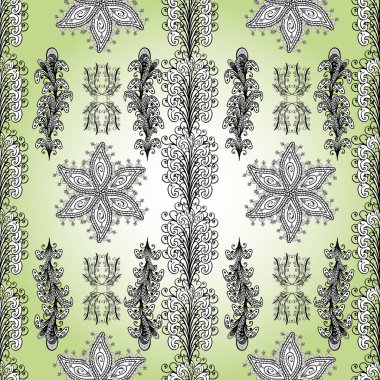 Flat Flower Elements Design. Flowers on white, beige and neutral colors. Colour Summer Theme seamless pattern Background. Trendy seamless Floral Pattern In Vector illustration.