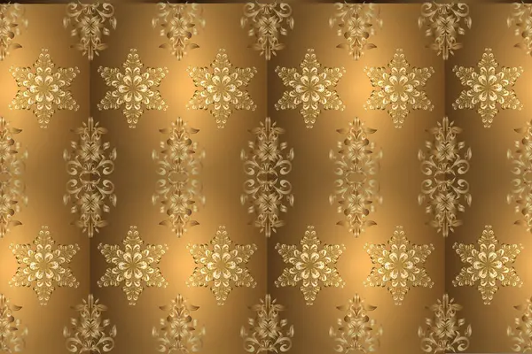 Paisleys Elegante Florale Raster Nahtlose Muster Hintergrund Tapete Illustration Mit — Stockfoto