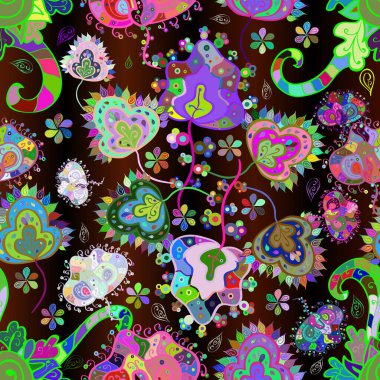 Küçük çiçekteki kusursuz desen. Güzel kumaş deseni. Güzel çiçek arkaplanı..