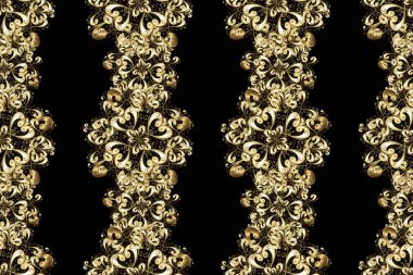 Grafiksel modern model. Çiçek desenleri. Raster geçmişi. Duvar kâğıdı barok, İspanyol kumaşı.