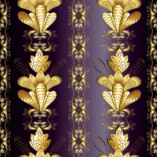 デザイン繊維 壁紙のために アート シームレスだ 中性および黒の色の要素 オリエンタルスタイル 花のヴィンテージシームレスパターン — ストック写真